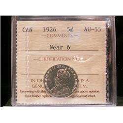 1926 5¢ Near 6 ICCS AU55
