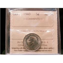 1940 5¢ ICCS MS64