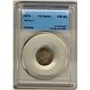 Image 1 : 1870 10¢ Narrow O ICCS EF45