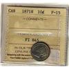 Image 1 : 1871H 10¢ ICCS F15