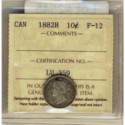 1882H 10¢ ICCS F12