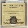 Image 1 : 1882H 10¢ ICCS F12