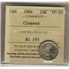 Image 1 : 1884 10¢ ICCS VF20 Cleaned