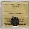 Image 1 : 1887 10¢ ICCS F15
