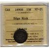Image 1 : 1890H 10¢ ICCS VF20 Edge Nick