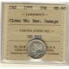 Image 1 : 1896 10¢ Close 96 ICCS MS60 Rev, Damage