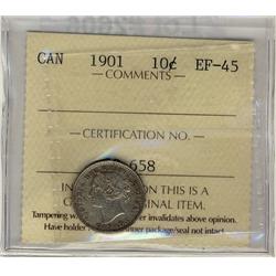 1901 10¢ ICCS EF45