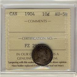 1904 10¢ ICCS AU58