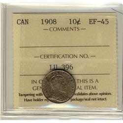 1908 10¢ ICCS EF45