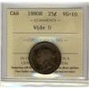 Image 1 : 1880H 25¢ Wide O ICCS VG10