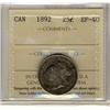 Image 1 : 1892 25¢ ICCS EF40