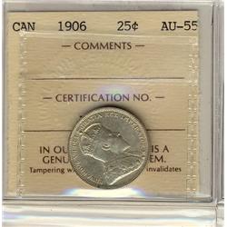 1906 25¢ ICCS AU55
