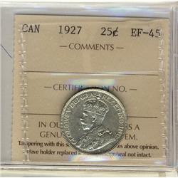 1927 25¢ ICCS EF45