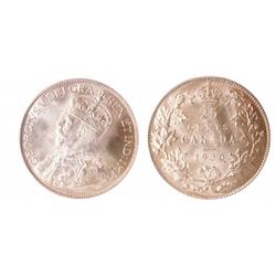 1930 25¢ PCGS MS66.  PQ blast white example.  Excellent strike with clean fields and nice surfaces.