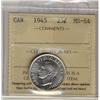 Image 1 : 1945 25¢ ICCS MS64