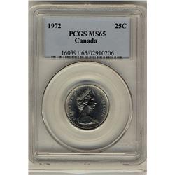 1972 25¢ PCGS MS65.  