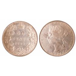 1899 50¢ PCGS XF45.  Nice lustre.