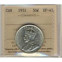 1931 50¢ ICCS EF45