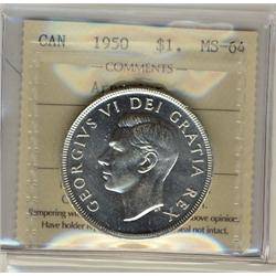 1950 $1 ARN ICCS MS64