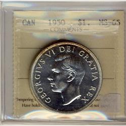 1950 $1 ICCS MS65