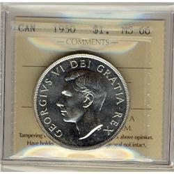1950 $1 ICCS MS66