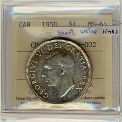1950 $1 SWL ICCS MS64 CH 1950 Rev-002