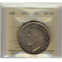 1951 $1 ARN ICCS AU50