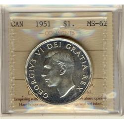 1951 $1 ARN ICCS MS62