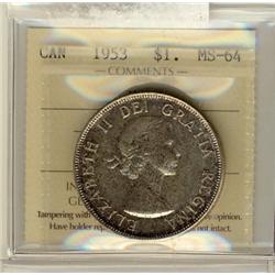 1953 $1 NSF ICCS MS64