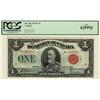 1923 $1 DC-25g #W-395993 PCGS UNC62 PPQ