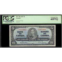 1937 $5 BC-23b PCGS EF40