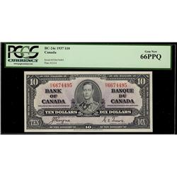 1937 $10 BC-24c #H/T6674495 PCGS UNC66PPQ