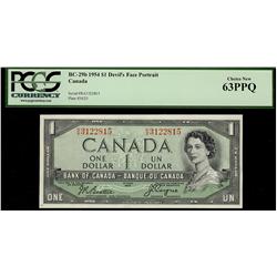 1954 $1 BC-29b #R/A3122815 PCGS UNC63PPQ