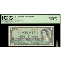 1954 $1 BC-37bA *S/O PCGS AU55