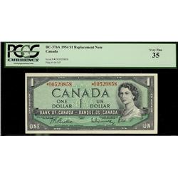 1954 $1 BC-37bA #*D/O0529858 PCGS VF35