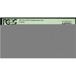 1954 $1 BC-37cA #*C/F0881062 PCGS UNC64PPQ