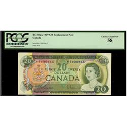 1969 $20 BC-50aA *EV0006437 PCGS AU58