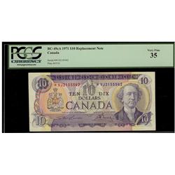 1971 $10 BC-49cA *V/J PCGS VF35