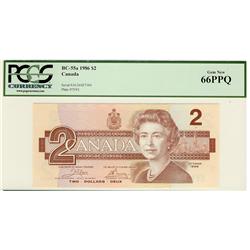 1986 $2 BC-55a #AUJ4427194 PCGS UNC66PPQ