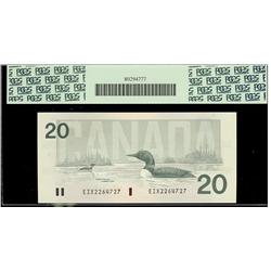 1991 $20 BC-58aA-i #EIX2264727 PCGS UNC65PPQ