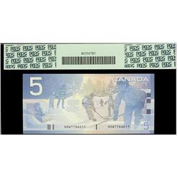 2002 $5 BC-62b #HOW1166611 PCGS UNC66PPQ