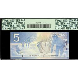 2002 $5 BC-62b #HOW7389837 PCGS UNC68 PPQ