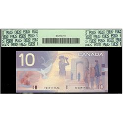 2001 $10 BC-63b #FEE0111326 PCGS UNC66PPQ