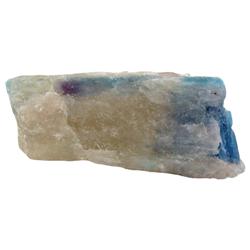 26ct Tourmaline Paraiba Neon Blue Rough Old Mine Brazil (GEM-24672)