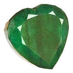 11.86ct. Excellent Heart Cut S. American Emerald (GEM-24074)