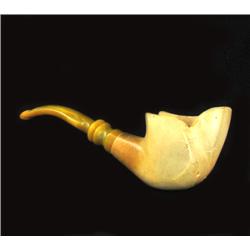 Vintage Meerschaum Pipe Bone Horn Mouthpiece (ANT-872)