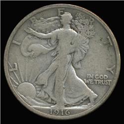 1916 Walking Liberty Half Dollar High Grade (COI-6347)