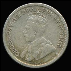 1917 Canada Newfoundland 5c Silver Hi Grade RARE (COI-6750)