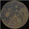 Image 2 : 1770 Colonial Counterfeit George III Farthing RARE (COI-7066)