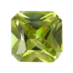 7.88ct Green Princess Cut Lab Created Diamond (GEM-22362B)